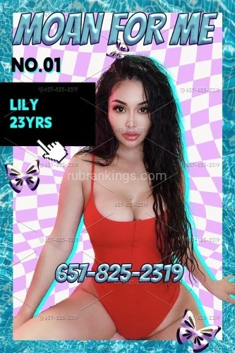 (657)825-2319 is asianand offers nuru massages, asian massage, bodyrubs in Washington and available for incall on rubrankings We have 3 girls this time.All are professional chick.Just remember,the girls are not old lady,all of them with nice ages,super A+ body shape.Every girl here is warm-hearted,kind,and with nice service attutide.

Girl 1:Lily，23yrs.Stand-on-hands-blow job,sounds exciting,right?HEAVY SITTING ON FACE.Thick fingers quickly thrust in and out, jet sweet nectar.Give me your white juice,it taste so sweet!Kneeling in front of you like a horny dog, quickly rubbing your dark pink cock to wake it up 

Girl 2:Kaya，25yrs.will use my warm mouth and towel clean your penis.Girl sits at your face, let your approach that mysterious place to taste sweet juice and explore alluring  no man's land Finger My Wet Pussy Until Orgasm.

Girl 3:Lulu，27yrs.I gonna taste your glans carefully.Each details of your penis will be taken care.Fancy mustache rides.I like the feeling of having a hard penis in my mouth and eat nuts. It's so fulfilling.

tel:657-825-2319