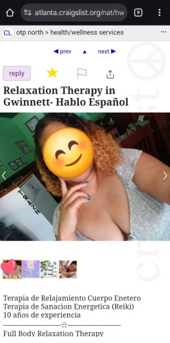 Atlanta BodyRubs Offered By (678)586-0226 | Bodyrubs (678)586-0226 is Latinoand offers nuru massages, asian massage, bodyrubs in Atlanta and available for outcall on rubrankings IN-HOME/OUTCALL -- A DOMICILIO
RELAXATION MASSAGE | BODY2BODY MASSAGE (NURU)
βͺοΈβͺοΈβͺοΈβͺοΈβͺοΈβͺοΈββββββββββββͺοΈβͺοΈβͺοΈβͺοΈβͺοΈβͺοΈβͺοΈβββββββββ
MASAJE DE RELAJAMIENTO | MASAJE CUERPO A CUERPO (NURU)
AVAILABLE FOR OUTCALL MASSAGE APPOINTMENTS IN METRO ATLANTA AND SURROUNDING AREAS. (UP TO 45 MIN TRAVEL TIME) 9AM - 5PM
TANTRIC RELAXATION MASSAGE
1 HR - $120 (+PLUS $30 TRAVEL FEE) = $150
30 MINS - $85 (+PLUS $30 TRAVEL FEE) = $115
MUTUAL RELAXATION MASSAGE
1 HR - $120 (+PLUS $30 TRAVEL FEE) = $150
30 MINS - $85 (+PLUS $30 TRAVEL FEE) = $115
BODY2BODY (NURU) MASSAGE
1 HR - $150 (+PLUS $30 TRAVEL FEE) = $180
30 MINS - $100 (+PLUS $30 TRAVEL FEE) = $130
PROVIDED:
Massage Table
Hot Towels
Coconut Oil
Calm Music
Relaxing Ambience
Amazing Massage and release
βοΈ BOOK TODAY!!
ACCEPTED:
Cash, Cashapp, Zelle