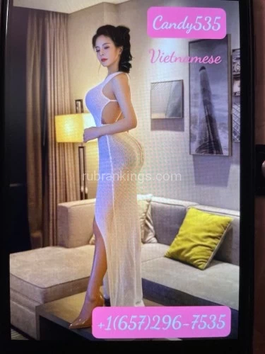 Orange BodyRubs Offered By (657)296-7535 | Bodyrubs (657)296-7535 is 0and offers nuru massages, asian massage, bodyrubs in Orange and available for incall on rubrankings Hi there ?
My name is Candy ? I’m an independent
I'm elegant, radiant, playful, sweet and very sensual. I enjoy sex with complete pleasure and no boundaries....
Await you, when you join me in my private world of sensuality.. with full service at nice room: shower ?? ,massage?, kisses ?, lick ?, 69, rimming, and … ???…..
⏰⏰⏰Available 10 am to 1am
???CASH ONLY
-180/30m
-220/45m
-300/60m
-450/90m
-600/120m
PHOTOS ARE 100% ORIGINAL..
My voice, for sure, will arouses you with ease. I am a girl who has broken too many hearts
My slogan us: seriously, friendly, funny and lovely
Contact me: Speak English, Vietnamese and Chinese ( you can both call ,text me).
?NO : BLACK MEN
?NO FUCK ANAL
?NO FUCK WITHOUT CONDOM
?NO: Rudeness, Flake, Scam, Cheap, Bargain, will be blocked?
?NO more free pics, NO facetime show with strangers for my safety
?NO CHEAP FULL SERVICE
?Don't bother me if you don't read anything from my ad + reviews, and refuse to do deposit, disrespect my policies even I tried to link my reviews page here.
Sweet kisses ???????
Sweet Candy