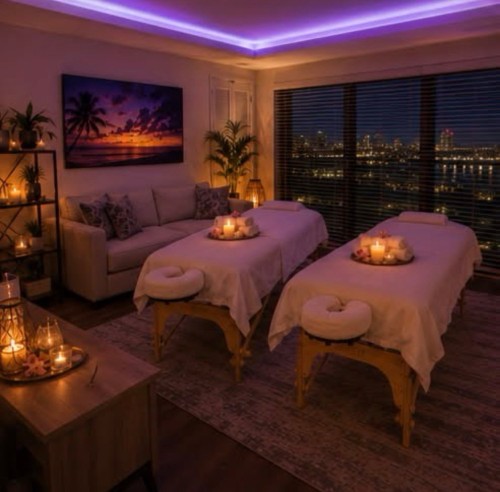 (727)463-7704 is Caucasianand offers nuru massages, asian massage, bodyrubs in Tampa and available for both on rubrankings Couples massage:

https://twosisters-tampa.com/

Luxurious Pampering For Those Who Expect The Finer Things In Life

Our couple's massage is the perfect way to celebrate a special occasion or simply indulge in some much needed relaxation time together. You and your partner will leave feeling renewed, rejuvenated, and deeply connected.
Imagine side-by-side massages in our softly lit luxury apartment studio, where the Two Sisters tailor each touch to your needs. 

From Vanilla to Spicy, you. Choose your experience. 

Choose our romantic, relaxing  couples massage or a more exciting massage/interactive experience. 

Let the calming scent of essential oils, the gentle rhythm of Swedish massage techniques, and the warmth of nourishing vibes melt away stress, leaving you both refreshed and reconnected.

Perfect for anniversaries, date nights, or simply prioritizing “us” time, our couples’ experiences go beyond pampering they’re a celebration of togetherness. Every detail is crafted to deepen your bond while enveloping you into the freedom to express yourselves.

Solo with one sister or 4hands with both sisters also available 

For more info check out our website and text 727-463-7704 to schedule 

https://twosisters-tampa.com/