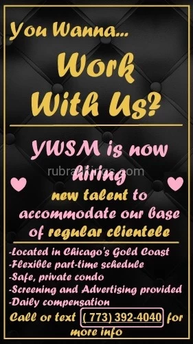 Chicago BodyRubs Offered By (773)392-4040 | Bodyrubs (773)392-4040 is 0and offers nuru massages, asian massage, bodyrubs in Chicago and available for incall on rubrankings !! Attention all gorgeous, professional and fun ladies!!
I need assistance with the volume of verified clientele I receive! Flexible hours 7 days a week with daily compensation.
Safe, discreet private condo. Incall location in downtown Chicago (free parking)
773-392-4040 for more details **please include your name and a picture of yourself** (experience not needed)
youwannaseeme.is
♡ please visit website! ♡
https://youwannaseeme.is/workwithus