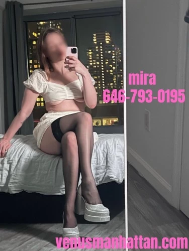 New york city nyc BodyRubs Offered By (646)793-0195 | Bodyrubs (646)793-0195 is Caucasianand offers nuru massages, asian massage, bodyrubs in New york city nyc and available for incall on rubrankings Hi boys, I’m Mira. I'm a 24 year old European student with smooth porcelain skin and strawberry brown hair that falls down my shoulders. I have a classically pretty face with sparkling green eyes, delicate features, and a flirtatious smile. I'm 5’8” with long legs and a tight body that is perfectly toned. My slender frame has perky 32C breasts, a plump heart shaped derriere, and gentle curves that ache to be explored. I have a warm and playful personality that will make you feel instantly relaxed. Confident, passionate, and a lover of pleasure, I love to connect through touch. I'm fetish friendly and very open minded. My pretty face, decadent sensuality, and sweet disposition will have you in heaven.
**I offer an incredible nuru massage with genuine nuru gel! Enjoy a premium experience of sensual body to body sliding that will leave you totally mind blown!**
Come by my private, clean apartment in Midtown West, Manhattan. There is a shower available.
I accept same day bookings! Light screening required for new friends!
availability: check the schedule here ? https://www.venusmanhattan.com/schedule
rates: $200 half hour / $300 full hour
nuru rates: $300 half hour / $400 full hour
call / text: 646-793-0195
email: miravenus@protonmail.com
more pictures: https://www.venusmanhattan.com/mira