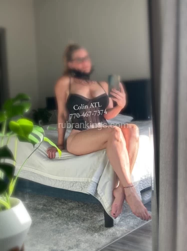 Atlanta BodyRubs Offered By (770)467-7374 | Bodyrubs (770)467-7374 is Caucasianand offers nuru massages, asian massage, bodyrubs in Atlanta and available for incall on rubrankings Please READ FULL AD carefully and respect my time/wishes. No call/no shows and time wasters will be blocked.
Former provider on RubMD and RubRatings.
Sterling 5-star, heavily reviewed reputation!
SlimThick Body - Dark Blonde - Mature - Nurturing
Great conversationalist, witty, sweet, and charming.
Eager to spoil you with the gift of sensual massage.
Loves to tease and please.
Unscented candles, hot massage oil, soothing music provided. Shower available pre/post session.
Fetish and Kink friendly!! Breast, Feet, MILF/Mommy Role Play, ANR/ABF, GentleFemDom, Praise, Edge Play, Ruined Orgasm, Tease and Tie, Goddess Worship, FinDom.
Fetish/Kink sessions are $400/hr and are nude w MT.
*NEW* Lingerie Fantasy show $400
I happily service men, women, and couples.
$230/30 Topless
$280/30 Nude/B2B
$280/60
$300/60 Topless
$340/60 Nude/B2B
$550/90 VIP Nude B2B
$600/90 couples B2B
Available add-ons:
$50 Prostate
$50 Shower Together (post massage)
Cash donations, only
Tips not included
$150 fee no call/no show/nuisance texts
What YOU can expect:
* Quiet, clean, upscale residential apartment
* Meaningful, relaxing, sensual engagement
* Photos that are accurate/recent
* Professionalism - no rushing
* Punctuality - no games or hassles
* Touch that will melt your stress/make your day
* The connection that’s missing in our lives
* Fantasy fulfillment in a non-judgmental atmosphere
MY expectations:
* Proper hygiene - NO COLOGNE
* Respectful interaction
* No pic hunting, no OS/FS, no sexting
* Responsive and cooperative
* No haggling. No hassles.
* Prompt replies and professionalism
TEXT for an appointment.
YOU MUST INCLUDE: name, age, race, height, desired appointment time, which session you’re interested booking.
**new friends: a verification photo (selfie that includes today’s date on a sheet of paper) is required to book a session.