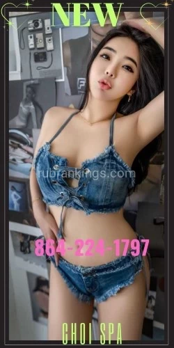 Greenville BodyRubs Offered By (864)224-1797 | Bodyrubs (864)224-1797 is asianand offers nuru massages, asian massage, bodyrubs in Greenville and available for incall on rubrankings ⬛❤️ CHOI SPA ❤️⬛
❤️⬛▬CALL: 864-224-1797 ▬⬛❤️
#1 Relaxation in Town
Beautiful Asian Girls everyday !!
Deep Tissue / Oil Massage
New Feeling,New Girls
We know what you're looking for and we are here to give it to you.
You won't be disappointed when you see us.
You'll be even happier with the wonderful service we offer.
⬛❤️ open 9:00 am ~ 10:00 pm ❤️⬛
⬛ ❤️ 95 Welpine Rd, Pendleton, SC 29670 ❤️⬛
The best spa with sincere sweet Asian Staff