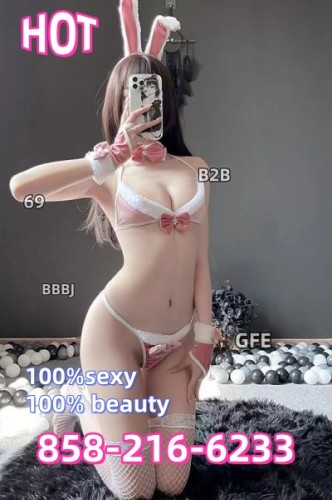San diego BodyRubs Offered By (858)216-6233 | Bodyrubs (858)216-6233 is asianand offers nuru massages, asian massage, bodyrubs in San diego and available for incall on rubrankings ☎️858-216-6233☎️
🍒OPEN: 8AM-12AM (7 days a week) 🍒
🍒Address: 8898 Clairemont Mesa BLVD Suite B San Diego CA 92123
⭐Hi, gentlemen~ We are cute and sexy Asian girls
⭐I'm the perfect companion for the man who wants more , As I Always give my undivided attention and time to my admirers .
⭐From the Moment we meet, you will be the CENTER OF MY ATTENTION!
⭐Imagine getting lost in my CAPTIVATING eyes or running your fingers across my SOFT SILKY GORGEOUS BODY...I'm sure you will enjoy my flawless body.
💖💖Look no further you found the right girl. If you looking to have a great time with a sexy hottie with an amazing body well what are you waiting for baby call me.
✅Amazing technique brings you endless relaxation
✅SOFT sweet and smooth skin.
✅Beautiful Face & Sexy Body
✅Sweet Girl & Amazing Skills
✅Mutual touching Superb Service
✅Clean & Discreet
❤️❤️Let me show you my highly liked skills!❤️❤️