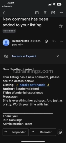 Raleigh BodyRubs Offered By (984)220-0221 | Bodyrubs (984)220-0221 is Latinoand offers nuru massages, asian massage, bodyrubs in Raleigh and available for incall on rubrankings ❤️?I’m a very affectionate Latina, with my hands I will make you touch the sky.
❤️? complete relaxiation
✨Karol’s word ✨
To book please send. ⏱️10 AM. 6 PM
nationality
*290 hours
*590 FS 850!VIP
TEXT FOR BOOKING ONLy