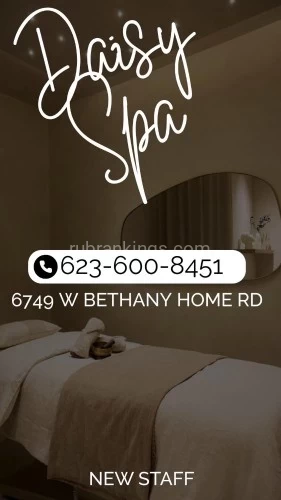 (623)600-8451 is Latinoand offers nuru massages, asian massage, bodyrubs in Phoenix and available for both on rubrankings Title?Reflexology ?Katalina,Karen,Esmeralda?Body TypeCurvyEthnicityLatinoService LocationsBothDescriptionTitle✨DAISY SPA✨67 av and Bethany home✨Body TypePetiteEthnicityLatinoService LocationsBothDescriptionTitle?Reflexology massage?KATA,KAREN,NAHOMI?Body TypePetiteEthnicityLatinoService LocationsBothDescription☀️Karen,KATA,Nahomi☀️Body TypePetiteEthnicityLatinoService LocationsIncallDescriptionTitle??Daisy spa new staff?latinas?67 and bethanyBody TypeAthleticEthnicityLatinoService LocationsBothDescriptionTitle???daisy spa?latinas?new staff ?67 and Bethany ?Body TypeCurvyEthnicityLatinoService LocationsBothDescription????daisy spa??New manager and new personnel ?come and relax with reasonable prices special every day we respect minute by minute of your time our staff is very professional with great talent in their hands come and check it out Ready to give you ߦ˰ߦ The best session of his life ߦ˰ߦ We, our clients, and treat them to the best of our standards?????????????????????????We offer table showersAromatherapyClean beddingOrganic and fragrance-free oils / lotionsRelaxing environmentReflexology rates30 minutes $ 40.0045 minutes $ 60.001 hour $ 80????Tips are appreciated ???We accept walk-ins and appointments☺Open from Monday to Sunday(From 9 a.m. to 10 p.m.)• Phone : 6236008451• Location : 6749 w Bethany home rd #103 glendale az zip85303CONTACT DETAILSPhone number(623) 600-8451CountryUnited StatesState/Region/ProvinceArizonaCityPhoenixLocation6749 w Bethany home rd#103 Glendale az 85303CONTACT DETAILSPhone number(623) 600-8451CountryUnited StatesState/Region/ProvinceArizonaCityPhoenixLocation6749 w bethany home rd #103 Glendale az 85303CONTACT DETAILSPhone number(623) 600-8451CountryUnited StatesState/Region/ProvinceArizonaCityPhoenixLocationPhoneCONTACT DETAILSPhone number(623) 60