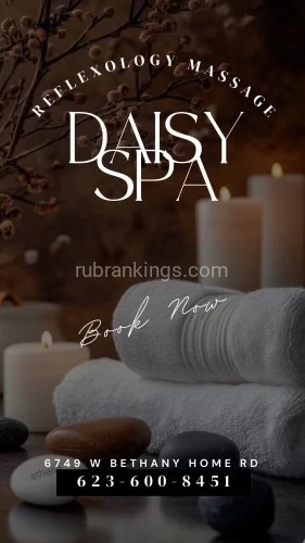 (623)600-8451 is 0and offers nuru massages, asian massage, bodyrubs in Phoenix and available for both on rubrankings Title✨DAISY SPA✨67 av and Bethany home✨Body TypePetiteEthnicityLatinoService LocationsBothDescriptionTitle?Reflexology massage?KATA,KAREN,NAHOMI?Body TypePetiteEthnicityLatinoService LocationsBothDescription☀️Karen,KATA,Nahomi☀️Body TypePetiteEthnicityLatinoService LocationsIncallDescriptionTitle??Daisy spa new staff?latinas?67 and bethanyBody TypeAthleticEthnicityLatinoService LocationsBothDescriptionTitle???daisy spa?latinas?new staff ?67 and Bethany ?Body TypeCurvyEthnicityLatinoService LocationsBothDescription????daisy spa??New manager and new personnel ?come and relax with reasonable prices special every day we respect minute by minute of your time our staff is very professional with great talent in their hands come and check it out Ready to give you ߦ˰ߦ The best session of his life ߦ˰ߦ We, our clients, and treat them to the best of our standards?????????????????????????We offer table showersAromatherapyClean beddingOrganic and fragrance-free oils / lotionsRelaxing environmentReflexology rates30 minutes $ 40.0045 minutes $ 60.001 hour $ 80????Tips are appreciated ???We accept walk-ins and appointments☺Open from Monday to Sunday(From 9 a.m. to 10 p.m.)• Phone : 6236008451• Location : 6749 w Bethany home rd #103 glendale az zip85303CONTACT DETAILSPhone number(623) 600-8451CountryUnited StatesState/Region/ProvinceArizonaCityPhoenixLocation6749 w Bethany home rd#103 Glendale az 85303CONTACT DETAILSPhone number(623) 600-8451CountryUnited StatesState/Region/ProvinceArizonaCityPhoenixLocation6749 w bethany home rd #103 Glendale az 85303CONTACT DETAILSPhone number(623) 600-8451CountryUnited StatesState/Region/ProvinceArizonaCityPhoenixLocationPhoneCONTACT DETAILSPhone number(623) 600-8451CountryUnited StatesState/Region/ProvinceArizonaCityPhoenixLocation67 and Bethany nomeCONTACT DETAILS