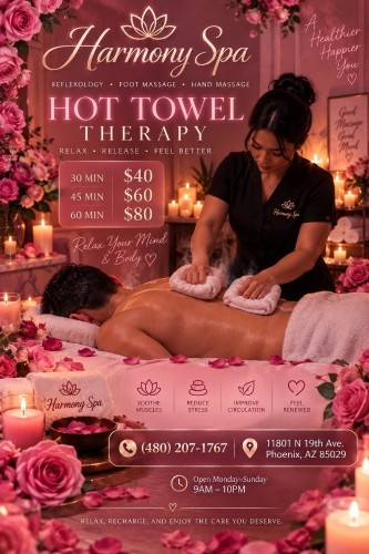 (480)207-1767 is Latinoand offers nuru massages, asian massage, bodyrubs in Phoenix and available for both on rubrankings Type
Petite
Service Locations
Both
Description
Title
New therapist🌸
Body Type
Petite
Service Locations
Both
Description
Title
🎀🎀🎀harmony center spa🎀latinas🎀19th Avenue, be
Body Type
Curvy
Ethnicity
Latino
Service Locations
Both
Description
🎀🎀🎀🎀harmony center spa🎀🎀🎀🎀🎀🎀new new new 🎀🎀🎀19th Avenue, between Peoria and Cactus🎀🎀???gran opening ??Latinas✅ Grand opening!! 🌸🌺🌸🌺A place to relax. We’re located it at_ 11801 n 19 av suite 10 phoenix az 85029 …We offer foot massage, Reiki reflexology and Hot towel services. We have the best prices in Phoenix. Don’t forget to ask about our opening specials!! We respect your time, minute by minute. Come meet our new talented therapists: KAREN,CATALYNA,KEyRA,vIOLETA,ARIANA,KATY,NATY. (Mexico, Cuba, Venezuela). 30 min $50 💎💎💎45 min $60 1HR $80.✅✅✅✅✅✅ 🎀🎀🎀🎀🎀🎀 open Monday to Sunday 9 am to 10 pm 85029✅✅✅✅✅✅✅☎️480 207 1767☎️.
CONTACT DETAILS
Phone number
5206333484
Country
United States
State/Region/Province
Arizona
City
Phoenix
Location
11801 n 19 th av suite 10 phx az 85029
CONTACT DETAILS
Phone number
(480) 207-1767
Country
United States
State/Region/Province
Arizona
City
CONTACT DETAILS
Phone number
(480) 207-1767
Country
United States
State/Region/Province
Arizona
City