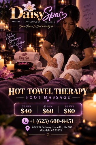 Phoenix BodyRubs Offered By (623)600-8451 | Bodyrubs (623)600-8451 is Latinoand offers nuru massages, asian massage, bodyrubs in Phoenix and available for both on rubrankings Type
Petite
Service Locations
Both
Description
Title
✨✨✨KELLY✨✨✨
Body Type
Curvy
Ethnicity
Latino
Service Locations
Both
Description
Title
🌷🌷KELLY🌷🌷
Body Type
Curvy
Ethnicity
Latino
Service Locations
Both
Description
Title
🎀DaisySpa✨
Body Type
Petite
Ethnicity
Latino
Service Locations
Incall
Description
🌸 Daisy Spa 🌸
📍 Glendale, Arizona
✨Reflexology•Foot Massage•Hand Massage✨
💖 Bilingual Staff (English & Spanish)
🇲🇽 Mexican • 🇬🇹 Guatemalan • 🇨🇺 Cuban • 🇪🇸 Spanish • 🇺🇸 American
🎉 Under New Management & With New Staff! 🎉
Visit us and enjoy a relaxing experience with our professional team! Come have the best session of your life 💞 You won’t regret it!
🎀 Our Top Therapists:
• Catalina
• Karen
• Katy
• Natalia
• Keyra
✔ Clean Towels and Sheets
✔ Hot Stones
✔ Fragrance-Free Organic Oils
✔ No Appointment Necessary
💆♀️ Prices:
• 30 Minutes — $40
• 45 Minutes — $60
• 60 Minutes — $80
💖 Tips are greatly appreciated 🥰
📍 Daisy Spa
🏠 6749 W Bethany Home Rd. #103, Glendale, AZ
📞 Call: (623) 600-8451
✨ Relax, recharge, and enjoy the care you deserve. ✨
🚶♀️ Walk-Ins Welcome • No Appointment Needed 😊
🕘 Open Monday–Sunday (9:00 AM–10:00 PM)
☎️ Everyone Is Welcome! 💖 CASH ONLY ATM ON SITE XOXO
CONTACT DETAILS
Phone number
(520) 633-3484
Country
United States
State/Region/Province
Arizona
City
Phoenix
Location
6749 W Bethany Home Rd. #103, Glendale, AZ
CONTACT DETAILS
Phone number
(623) 600-8451
Country
United States
State/Region/Province
Arizona
City
CONTACT DETAILS
Phone number
(623) 600-8451
Country
United States
State/Region/Province
Arizona
City
CONTACT DETAILS
Phone number
(623) 600-8451
Country
United States
State/Region/Province
Arizona
City