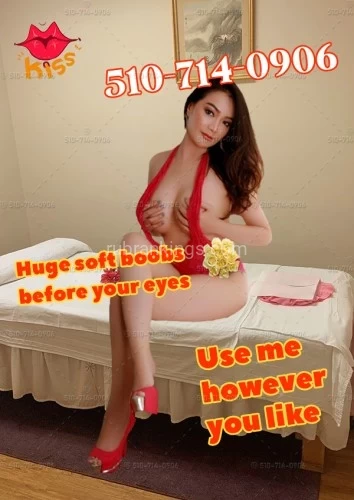 (510)714-0906 is 0and offers nuru massages, asian massage, bodyrubs in San diego and available for incall on rubrankings ??All the girls are warm hearted,kind and horny.No matter what you like,they will serve you like a king.??All girls can do Dongguan service:??Girl 1:Tina, 23yrs, Thai.Lick your penis like jelly from top to bottom.Suck on the glans repeatedly until your legs go limp.?Girl 2:Ella, 24yrs, Korean.My panties are soaked, come here quick to taste me?Girl 3:Eva, 22yrs, Japanese.Tease this clit sensually and play with fact labia till it swell and flush, ready to bloom?Girl 4:Yumi, 23yrs, Chinese .giving you a blow job, my saliva and our juice make it easy to realize a sliding friction, swallowing and disgorging, me making your body tremble.?Girl 5:Vivian, 22yrs, Korean.pull your pants down to the knees, give you a quick jack off and make it "cry"?Girl 6:Lulu, 24yrs, Chinese.Spray me all your hot cum and spread it all over my big ass and sensitive nipples.??Tel:510-714-0906