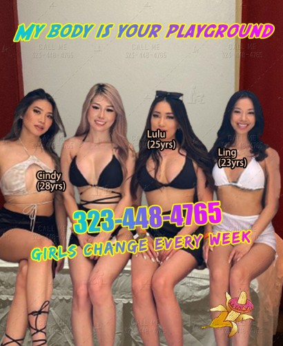 (323)448-4765 is asianand offers nuru massages, asian massage, bodyrubs in Chicago and available for incall on rubrankings Guys,we grand invited 14 new asian girls serve you now!!!!3 different groups line up now!
👄👄👄👄👄👄👄👄👄👄👄👄👄👄👄👄👄👄👄👄

Group 1:Juicy group.😝😊
Girl：Nancy(22yrs)👄,Cindy(28yrs)👄,Lulu(25yrs)👄,Ling(23yrs)👄
All can do:Finger quickly fucked wet pussy and ass,harder and put them more.Dexterous hands slip towards your junior and hold it like a butterfly. Give you an intense hand job until you said it's enough.VIP service.

Group 2:Spicy group.😝😊
Girl:Noah(26yrs)👄,Monica(25yrs)👄,Cici(23yrs)👄,Lucy(27yrs)👄,Alina(26yrs)👄
All can do:Lick you to erection, taste it like a sweet candy bar, sucking and squeezing ur precious semen~Squirt ur white milk into the cherry mouth, sticky jelly all over plump body.Softest hands in the world,have a good grip with hands and stroke your dick nicely up and down.

Group 3:Squirt group.😝😊
Girl:Tina(23yrs)👄,Nina(24yrs)👄,Kiki(26yrs)👄,Mimi(22yrs)👄,Yoyo(28yrs)👄
All can do:Juicy tasty oyster thirsty for ur sucking&licking. Slightly opened honey hole~ Clit jumping, juice purling, u will never get sick of this alluring cake.Use this warm pussy as you like with your fingers.

👄👄👄👄👄👄👄👄👄👄👄👄👄👄👄👄👄👄👄👄
call:323-448-4765