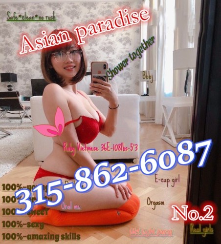 (315)862-6087 is asianand offers nuru massages, asian massage, bodyrubs in Raleigh and available for incall on rubrankings Grand opening new manager  
 
We got 4-5 girls work every day. Change new girls twice a month . 100% for real !
 
♥️Clean and private rooms
 
♥️Table shower
 
♥️Professional massage no rush
 
♥️Hot tower hot stone relieve your stress
 
♥️Young pretty sexy skillful open mind and sweet …Guarantee
 
♥️Everyone is friendly and patient
 
🍓🍒LUCI: 23yrs.  Thailand🍓 Hey guys. I am your sex pet.I have to indulge my appetites on the bed with you and I want to even sits on your face before you make love with me. Licks just-squeezed juice from my juicy pussy!Grounds my clit hard against your pelvis, smearing juices onyour skin, and rapidly pumped cute fat ass around and backand forth and around again, drawing your erection totally deep into vagina.
 
🍌🍑GUITAR:24yrs  Japanese🍑🥝 Lean forward, kiss your cock. Circle the tip of your cock with tongue while sucking firmly. “PLEASE, FUCK ME, I want you inside me. I want you to fill my pussy with your penis! The feeling of cock squeeze with vagina must be unbelievable. Hands grip the naked me by my slim waist as your huge cock slides in and out of my pussy
 
🍅🍊:LINA25yrs  Korean 🥝🍉LINA grip your cock. Bang bang bang bang, this tender mound shake for you. The naked girl is squirming her butt under you, Thin body thrashing in waves, rhythmically pumping against you oncoming penis. She drops herself down on you, impaling herself on your cock which is plunged deep inside her
 
🍅🍊ick Lover 💨TING🇨, 24yrs  Taiwanese,TING🇨 is the most elegant girl here,kind of shy and quiet.But her heart is extremely thirsty!Unimaginably tight and wet, the second shesaw you, she already wanted to be thrown down by you and fucked hard.She orgasms easily,maybe you can give her many times

❤️ Enter or call to make an appointment ❤️❤️315-862-6087❤️❤️