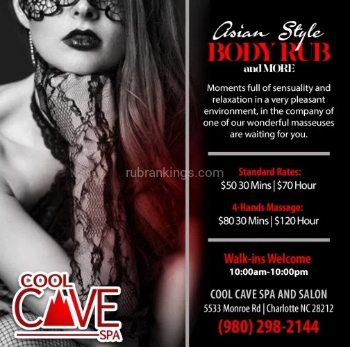 Charlotte BodyRubs Offered By (980)298-2144 | Bodyrubs (980)298-2144 is Caucasianand offers nuru massages, asian massage, bodyrubs in Charlotte and available for incall on rubrankings Enjoy your real massage by a sexy woman of your choice. Welcome to CHARLOTTE. This is the place you have been looking for. Our facility is clean. Our staff is professional. We have been in business for 14 years. Look no further. Your erotic, massage fantasies come true. Located about 10 minutes from uptown CHARLOTTE.
We are easily navigated at
5533 Monroe Rd., Charlotte NC 28212.
You can call us at 980-298-2144
Walk in is welcome. Come on over at your own convenience.
You can expect to leave satisfied. Arm massages are relaxing and fun at the same time. There is no better place in the city.
Come now