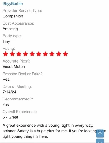 Billings BodyRubs Offered By (406)240-5312 | Bodyrubs (406)240-5312 is Caucasianand offers nuru massages, asian massage, bodyrubs in Billings and available for both on rubrankings 100% Real & Drama Free . Lets Play ?❗ ? No BBBJ ? No Law Enforcement ✨️ Upscale Gentlemen Only ✨️ ?Incall Always Available ?
702-280-8306
https://onlyfans.com/barbie_skyy
All Outcalls require a deposit for gas or Uber needs to be provided.