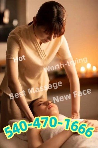 (540)470-1666 is asianand offers nuru massages, asian massage, bodyrubs in Richmond and available for incall on rubrankings 📌 Non-Rushed service Guaranteed 📌 Adult + More More More Extra FUN!

💎💚yo yo SPA & MASSAGE💚💎

💎💚540-470-1666💚💎

💎💚Open 7 Days 9:30am-10pm💚💎

💎💚10667 Courthouse Rd, Fredericksburg, VA 22407

💚💎 💋Come to see me💋

⭐Hi, gentlemen~We are cute and sexy Asian girls

⭐ I am the perfect partner for men who want more because I always focus my attention and time on my admirers.

⭐ From the moment we meet, you will become the center of my attention!

⭐ Imagine being lost in my charming eyes, or running your fingers across my soft, smooth, charming body... I believe you will like my perfect body.

⭐ Stop looking, you've found the right girl. If you want to have fun with a sexy hot girl with an amazing figure, what are you waiting for, baby, call me.

🎶🔥 Deep Tissues Massage 💋💋💋

🎶🔥top-notch service 💋💋💋

🎶🔥 Fuck , Full Service you want 💋💋💋

💕 💕💕 We dance on you with our hands, arms and thin fingers.

💕 💕 💕 When you feel my fingertips slipping down your back

💕 💕 💕 Or my lean forearm gently rubs the knot on your neck

💕 💕 💕 Your stress will disappear completely.

💕 💕 💕 Your muscles will relax and tingle.

💘⭐💘⭐Looking for distinguished gentlemen who want to have a unique experience with talented pretty Asian masseurs