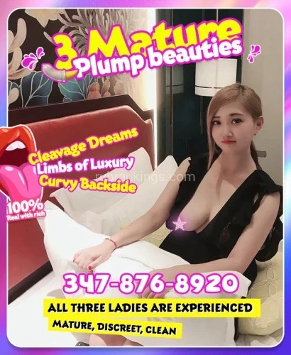 (347)876-8920 is asianand offers nuru massages, asian massage, bodyrubs in Washington and available for incall on rubrankings 👅First Lady👅😘
She is blessed with incredibly long, slender yet toned legs that seem to go on forever. 💞Her legs are smooth, silky, and perfectly shaped — the kind you want wrapped tightly around you. Paired with a voluptuous upper body and juicy ass, her long legs create an elegant yet highly seductive hourglass figure.
🍌She provides complete full service including erotic body massage, deepthroat BBBJ, leg and 69, various positions that highlight her long legs (especially standing and doggy). She knows exactly how to use those long legs to squeeze and ride you to ecstasy.💦

👅Second Lady👅😘
She is the ultimate big-breasted mature Asian beauty. 💞Her massive, heavy D+ breasts are impossibly full and round, sitting high and firm on her chest with deep. Soft, bouncy, and perfectly natural, they spill over in every movement.
🍌She offers passionate full service: sloppy BBBJ, titjob, kissing, 69, passionate GFE, cowgirl with her heavy breasts bouncing. She loves having her big tits played with and fucked while she moans for more.💦

👅Third Lady👅😘
She is the queen of big, round ass — a mature Asian vixen with an enormous, heart-shaped. Her massive ass is soft yet firm, perfect for spanking, grabbing, and watching it clap. 💞
🍌She delivers top-tier full service: COF,CIM,passionate GFE, 69, and intense doggy, reverse cowgirl, and prone bone where her huge ass bounces wildly. She loves being taken from behind and will push back eagerly to drain you completely.💦

All three ladies are experienced, mature, discreet, clean, and 100% real with rich, voluptuous bodies.
Call me now at 📞347-876-8920📞 to book your unforgettable full service experience.
www.lustfulknead.com