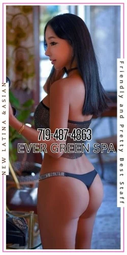 (719)487-486 is ethnicity_asianandoffers nuru massages, asian massage, bodyrubs in Colorado Springs and available for service_location_incallon rubrankings ⬛✅⬛— EVERGREEN SPA —⬛✅⬛

NEW Latina & Asian Staff 
✅— TABLE SHOWER —✅

✅✅ CALL : 719-487-4863 ✅✅

WELCOME TO THE BEST SERVICE IN TOWN
HOT QUALITY SERVICE
------------------------------------------------------
—⭐ Deep Tissue / Swedish
—⭐ Come unwind in the lovely private room
—⭐ Beautiful Asian & Super Sweet Latina Girl waiting for U !
------------------------------------------------------
✔️100% Safe✔️❤️100% Fresh Clean✔️
✔️100% Playful & Open-Minded✔️
✔️We Do More Than You Think✔️
▃▃▃▃▃▃▃▃▃▃▃▃▃▃▃▃
New Staff  New Faces New Attitudes 
￼
OPEN: 9 AM to 10 PM (7 DAYS)
✅ 1807 B St, Colorado Springs, CO 80906 ✅