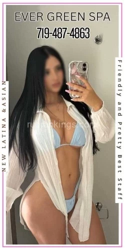 (719)487-486 is asianand offers nuru massages, asian massage, bodyrubs in Colorado springs and available for incall on rubrankings ⬛✅⬛— EVERGREEN SPA —⬛✅⬛

NEW Latina & Asian Staff 
✅— TABLE SHOWER —✅

✅✅ CALL : 719-487-4863 ✅✅

WELCOME TO THE BEST SERVICE IN TOWN
HOT QUALITY SERVICE
------------------------------------------------------
—⭐ Deep Tissue / Swedish
—⭐ Come unwind in the lovely private room
—⭐ Beautiful Asian & Super Sweet Latina Girl waiting for U !
------------------------------------------------------
✔️100% Safe✔️❤️100% Fresh Clean✔️
✔️100% Playful & Open-Minded✔️
✔️We Do More Than You Think✔️
▃▃▃▃▃▃▃▃▃▃▃▃▃▃▃▃
New Staff  New Faces New Attitudes 
￼
OPEN: 9 AM to 10 PM (7 DAYS)
✅ 1807 B St, Colorado Springs, CO 80906 ✅