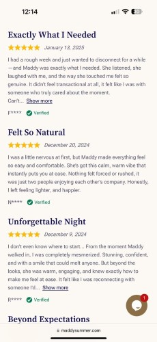 (540)926-5389 is Caucasianand offers nuru massages, asian massage, bodyrubs in San jose and available for both on rubrankings If discretion matters to you, you’re in the right place.

I believe the most memorable experiences are never rushed. They unfold naturally through chemistry, conversation, attention to detail, and the comfort that comes from being in the company of someone who genuinely enjoys creating meaningful moments.

I am warm, attentive, and intentional in everything I do. Whether we are sharing an elegant dinner, an evening away from the demands of everyday life, or simply enjoying uninterrupted time together, my focus remains the same: creating an experience that feels effortless, personal, and memorable.

Privacy is treated as a standard, not a luxury. Your time, your preferences, and your trust are respected with the utmost care. I understand that discretion is often one of the most important qualities a gentleman seeks, and it is one I take seriously.

I am best suited to respectful, established gentlemen who value quality over excess, appreciate genuine connection, and understand the difference thoughtful company can make.

For a more complete introduction, I invite you to explore my website and step further into my world.
 
NB: I ONLY RESPOND ON WHATAPP FOR NOW

Looking Forward to hear from you