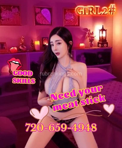 (720)659-4948 is asianand offers nuru massages, asian massage, bodyrubs in Denver and available for incall on rubrankings 💎Bro, stop fighting✈that boner alone. We've got five dripping wet pussies waiting for you here, guaranteed to make you shoot so hard your legs give out!

Here, your cock gets worshipped like a fucking god until you're shooting your soul out, and what comes out isn't cum, it's every ounce of pleasure you've stored up.

I can see that dick of yours is twitching, so now let's talk about how we're gonna make it shoot.
🌺Our COWGIRL service, as our skilled ladies ride you with rhythmic precision, controlling the pace and depth to drive you wild. 
🌺The DOGGY STYLE experience offers deep penetration from behind as you grip our hips and watch our backs arch with pleasure.
🌺Our BREAST PLAY sessions cater to those who adore the feminine form - we'll let you caress, kiss, and worship our perfect curves, perhaps even enjoying our soft breasts wrapped around you. 
🌺Our MISSIONARY position allows for deep eye contact, passionate kissing, and the perfect angle for hitting all the right spots while our legs wrap around you.  

Book now for an unforgettable adventure! 💦

Call us at 720-659-4948
www.liquidknead.com