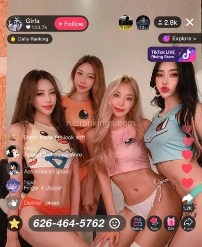 4 gals Going Fully Naked Live🔥626-464-5762