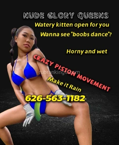 (626)563-1182 is asianand offers nuru massages, asian massage, bodyrubs in Denver and available for incall on rubrankings Hello Our Mr.Huge Horny Penis!We are Nude Glory Queens!Delicious nipples with fat&fitness butts are ready for your cumming.If you come,I will follow your order my Mr.Penis.I will bend my lower back,show you my perfect butt,allow you make mess on it.So does my horny sweet heart.

---Me:Kaya, 34C-27-36, 23yrs
1 Swallow your semen,left no drop from you!
2 Suck your penis as fuck
3 Let your penis smack my face
4 Shake my fat ass for you
5 Lick my tender butterfly!
6 Fuck me in missionary way in the  sextual love chair 

---My horny sweet heart:Angela, 34D-26-35, 27yrs
1 Doggy style fucking!
2 Missionary!
3 Grab my big boobs and knead them
4 You can smack my ass as loudly as you can!
5 Smear your semen all over my body!
6 You can cum to me wherever you wanna:face,mouth,boobs,lips,ass,feet

Call us babe:626-563-1182
www.hellopinkgals.com
