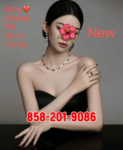 (858)201-9086 is asianand offers nuru massages, asian massage, bodyrubs in San diego and available for incall on rubrankings 🔥Thank you for choosing me!🍑

🔥We are sweet and well-trained and know how to pamper you.
🔥Clean and comfortable room and warm environment make you enjoy relaxation after a tired day.
🔥Beautiful girl show you the best bodywork techniques.
🔥It will make you forget the day's work and stress.

Clean Private Rooms💯Busty&lovely💯Discreet & Drama free

🔥Our beauty and allure will keep you hooked💖 
🔥Every move we make is filled with seduction and teasing😈 
🔥Here, you'll experience pleasure like never before🔥 

❤️‍❤️‍❤️‍❤️‍Welcome❤️‍❤️‍❤️‍❤️‍
💋💋You definitely have to try it!!!👉👉Table Shower💋💋
🍑Body To Body🍑Suck&Lick&Kissing 🍑BBBJ&69🍑GFE

Everything U Need is Right Here!                

🅰Meet Me !!! 🅰TEL:858-201-9086
www.tenderelle.com